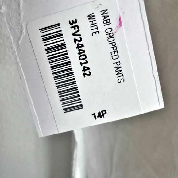 SOFT SURROUNDINGS | NWT White Cropped Wide Leg Pants 100% Linen | Size 14 Petite - Picture 8 of 10